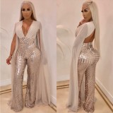 Sexy Fashionable Sequined Evening Dress