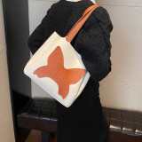 Large Capacity Bag Women's Shoulder Handbag Bow Trendy Versatile Tote Bag