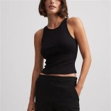 Women Hollow Sexy Ribbed Tank Top