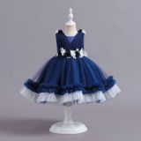 Children's Dress Cascading Ruffles Princess Dress Flower Girl First Birthday Baby Dress
