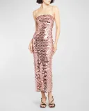 Spring Summer Style Fashionable And Sexy Women's Sequined Irregular Dress