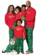 Cotton Outfit Autumn And Winter Santa Claus Printed Christmas Pajamas Parent-Child Set For The Whole Family