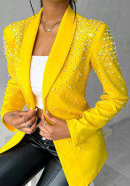 Fashionable Casual Beaded Blazer For Women