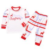 Christmas Parent-Child Clothing Autumn Clothing Round Neck Long-Sleeved Family Home Clothes Set