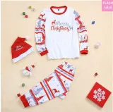 Christmas Parent-Child Clothing Autumn Clothing Round Neck Long-Sleeved Family Home Clothes Set