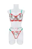 Autumn And Winter Fashionable Flower Embroidery See-Through Sexy Lingerie For Women