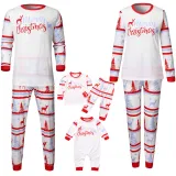 Christmas Parent-Child Clothing Autumn Clothing Round Neck Long-Sleeved Family Home Clothes Set
