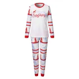 Christmas Parent-Child Clothing Autumn Clothing Round Neck Long-Sleeved Family Home Clothes Set
