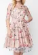 Chic Mesh Jacquard Embroidery Autumn And Winter Christmas A-Line Dress
