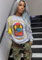 American Trendy Men's And Women's Unisex Round Neck Hoodies