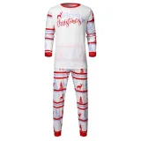 Christmas Parent-Child Clothing Autumn Clothing Round Neck Long-Sleeved Family Home Clothes Set