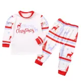 Christmas Parent-Child Clothing Autumn Clothing Round Neck Long-Sleeved Family Home Clothes Set