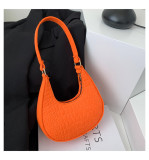 Solid Color Chic Women's Bag Trendy Summer Pattern Underarm Bag Casual Shoulder Handbag