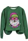Women'schristmas Printed Round Neck Long Sleeve T-Shirt