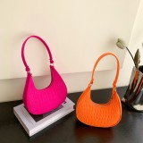 Solid Color Chic Women's Bag Trendy Summer Pattern Underarm Bag Casual Shoulder Handbag