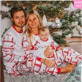 Christmas Parent-Child Clothing Autumn Clothing Round Neck Long-Sleeved Family Home Clothes Set