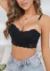 Women Lace Sexy Chest Wrap Underwire Patchwork Sparkling Diamond Chain Camisole