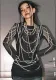 Women American Bead Chain Printed Drawstring Long Sleeve Top