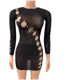 Women Clothing Beaded see-Through Temptation Uniform Beaded Sexy Lingerie