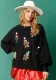 Women Christmas Sequin Long Sleeve Top