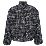 Autumn And Winter Women's Pocket Embroidered Sequined Jacket