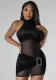 Women's Fashion Round Neck Sleeveless Bodycon Sexy Dress For Women