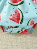 Girls Summer Dress Watermelon Printed Dress
