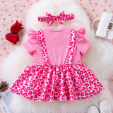 Girls Summer Cute Print Dress