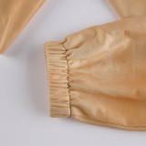 Women Tie Dye Printed Zip Long Sleeve Hoodies + Straight Pants Casual Two Piece Set