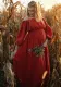 Summer Bohemian Style Off Shoulder Maternity Cotton Long Dress