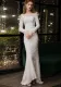 Chic party Formal Party Slim Fit evening sequined long dress for women