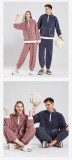 autumn and winter outdoor wear pullover couple home clothesvelvet pajamas for men and women