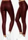 Women's High Waist Casual Pu Leather Tight Fitting Pants