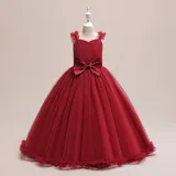 Girl Puffy Princess Dress Christmas Evening Dress
