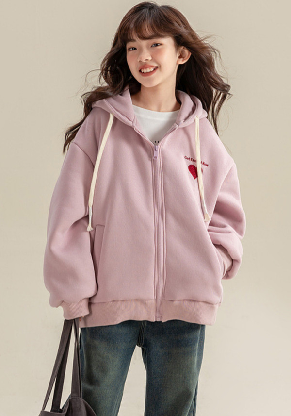 Girl Trendy fleece jacket