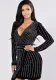 Women Sexy Beaded Bodycon Dress