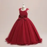 Girl Puffy Princess Dress Christmas Evening Dress