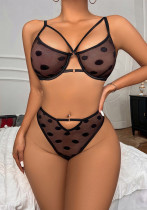 Women mesh See-Through spot bra sexy lingerie