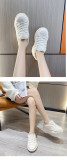Furry shoes for women Outdoor Wear velvet shoes autumn and winter thick sole women's shoes