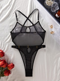 Sexy Lingerie Comfortable See-Through Mesh Fashion Design Sexy One-piece night club bodysuit for Women
