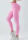 Women Seamless Knitting High Waisted Ribbed Sports Fitness Yoga Pants