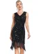 Sequined Beaded Tassels Nightclub Party Dress Fashion Formal Evening Dress