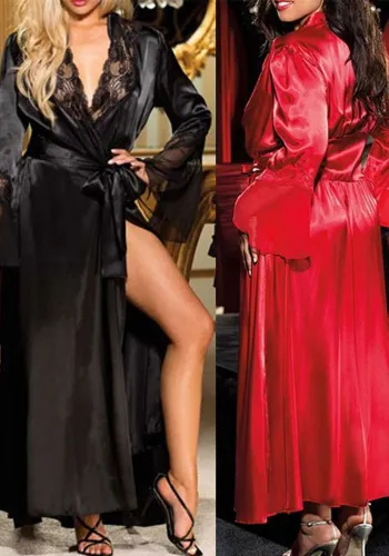 Erotic Lingerie Sexy Bathrobe