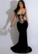 Spring Sexy Low Back Straps Sequin Long Dress For Women