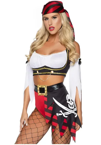 Halloween Pirate Costume Cosplay Uniform Temptation Costume