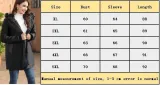 Plus Size Women Autumn and Winter Hooded Warm Padded Jacket