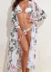 Two Pieces Sexy Bikini Mesh Sun Protection Cover-Up Three-Piece Swimsuit