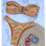 Sexy Strapless Two Piece Bikini Women's Swimsuit