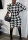 Women's Sexy Tight Fitting Style Printed Dress
