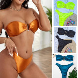 Sexy Strapless Two Piece Bikini Women's Swimsuit